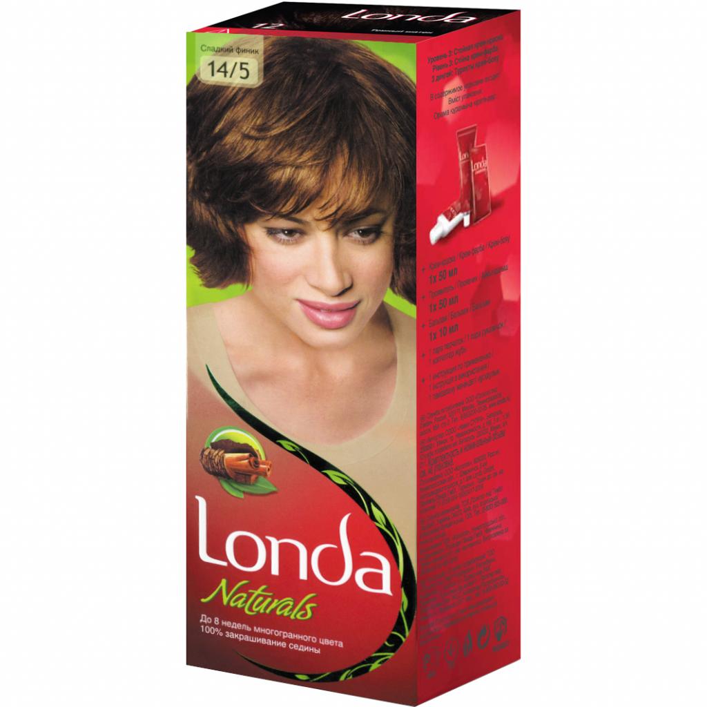 Крем-краска для волос Londa стойкая Naturals 14/5 Сладкий Финик  (4056800752812)